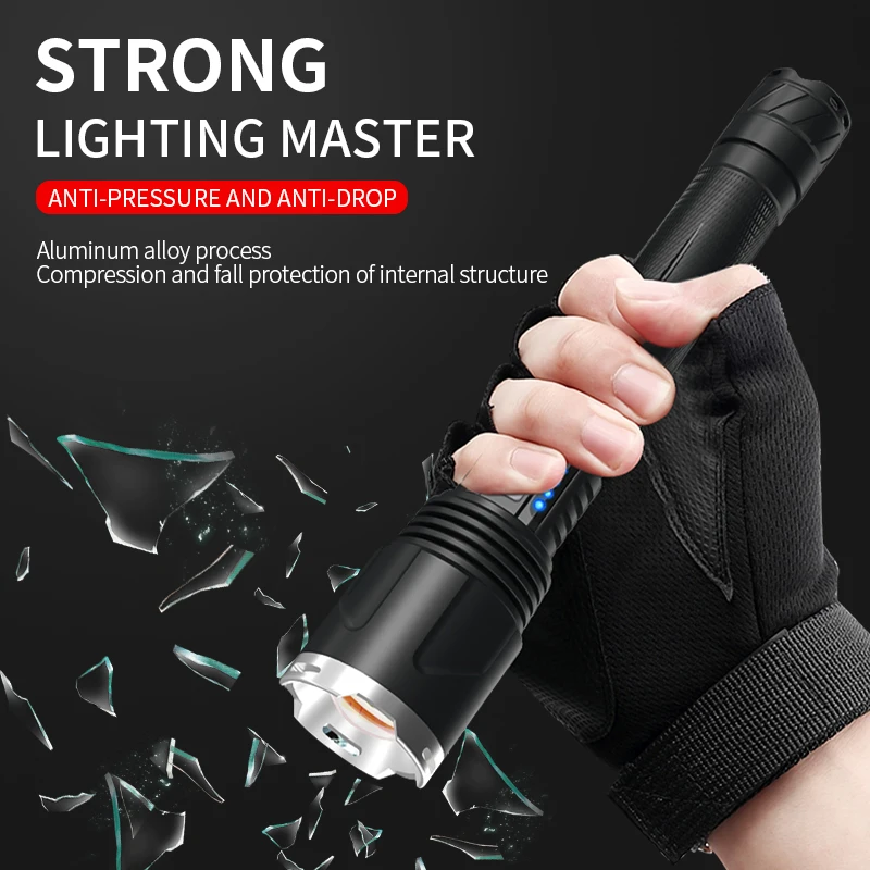 Online Nuevo Super Brillante XHP110 Linterna LED Potente Usb Recargable Zoom Resistente Al Agua De La Antorcha Linterna Portátil Con Batería 26650