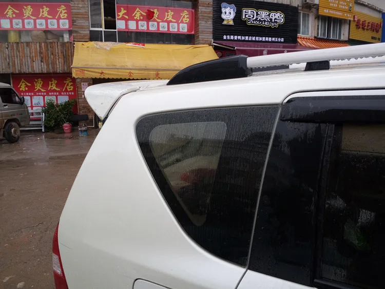 Для LIVINA NOTE спойлер 2006 2013 Nissan LED STLY ABS пластик Материал заднее крыло автомобиля Цвет