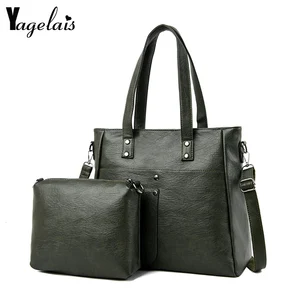 Женская сумка, вместительная однотонная сумка с узором, 2020, с заклепками, гладкая мягкая кожаная сумка через плечо для женщин