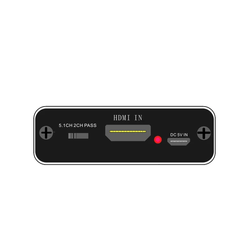 HDMI o сплиттер в волоконный преобразователь 5 1 + O (PASS 2.0CH 5.1CH) Три режима|Адаптеры