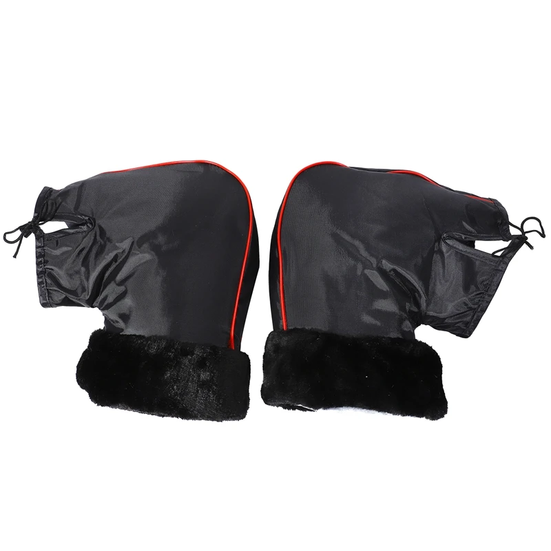 

Warm Motorcycle Handlebar Gloves Waterproof Motorcycle Handlebar Gloves Hand with Reflective Strips for Yamaha