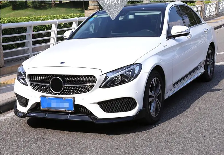 Спойлер для корпуса W205 2016 2018 Mercedes Benz c класс ABS задний спойлер бампер диффузор