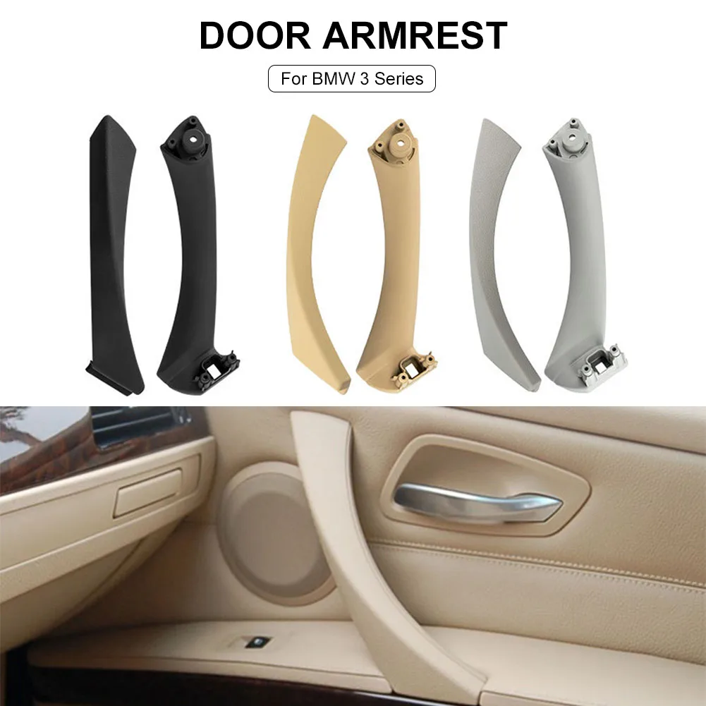

Upgraded Car Inner Handle Interior Door Panel Pull Trim Cover left Right For Replacement BMW series E90 E91 316 318 320 325 328