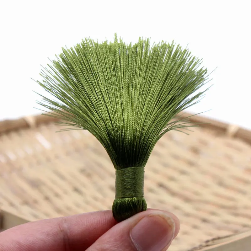 Кисточки из шелка 80 мм аксессуары для сережек ювелирные изделия фурнитура