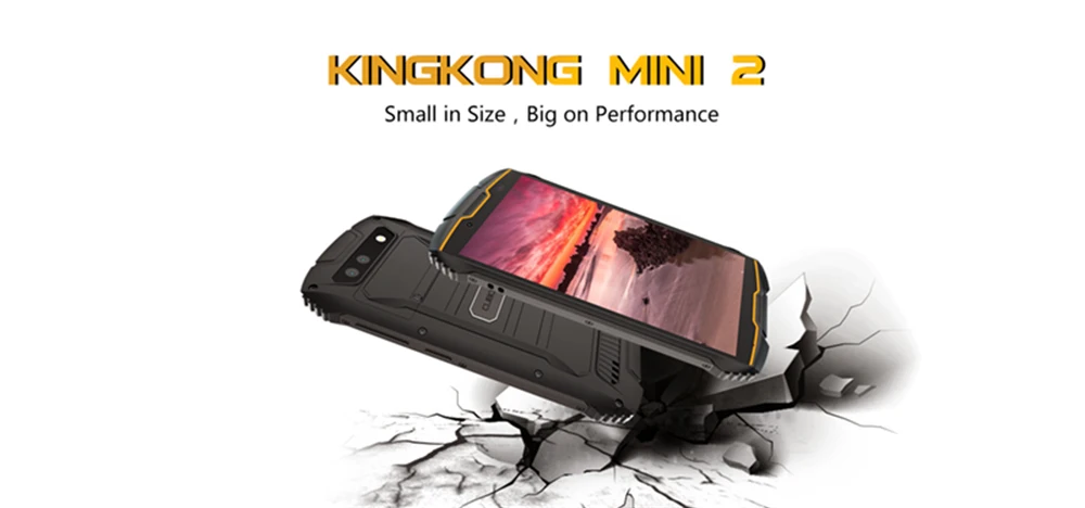 infinix new Cubot KingKong MINI2 Waterproof Rugged Phone 4" QHD+ Screen 4G LTE Dual-SIM Face ID Android 10 3GB+32GB 13MP Camera MINI Phone infinix new model mobile