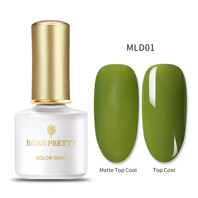 MLD01 BORN PRETTY матовое верхнее покрытие Цвет УФ-гель для ногтей впитывающийся УФ гель для ногтей лак для ногтей маникюр - Цвет: MLD01