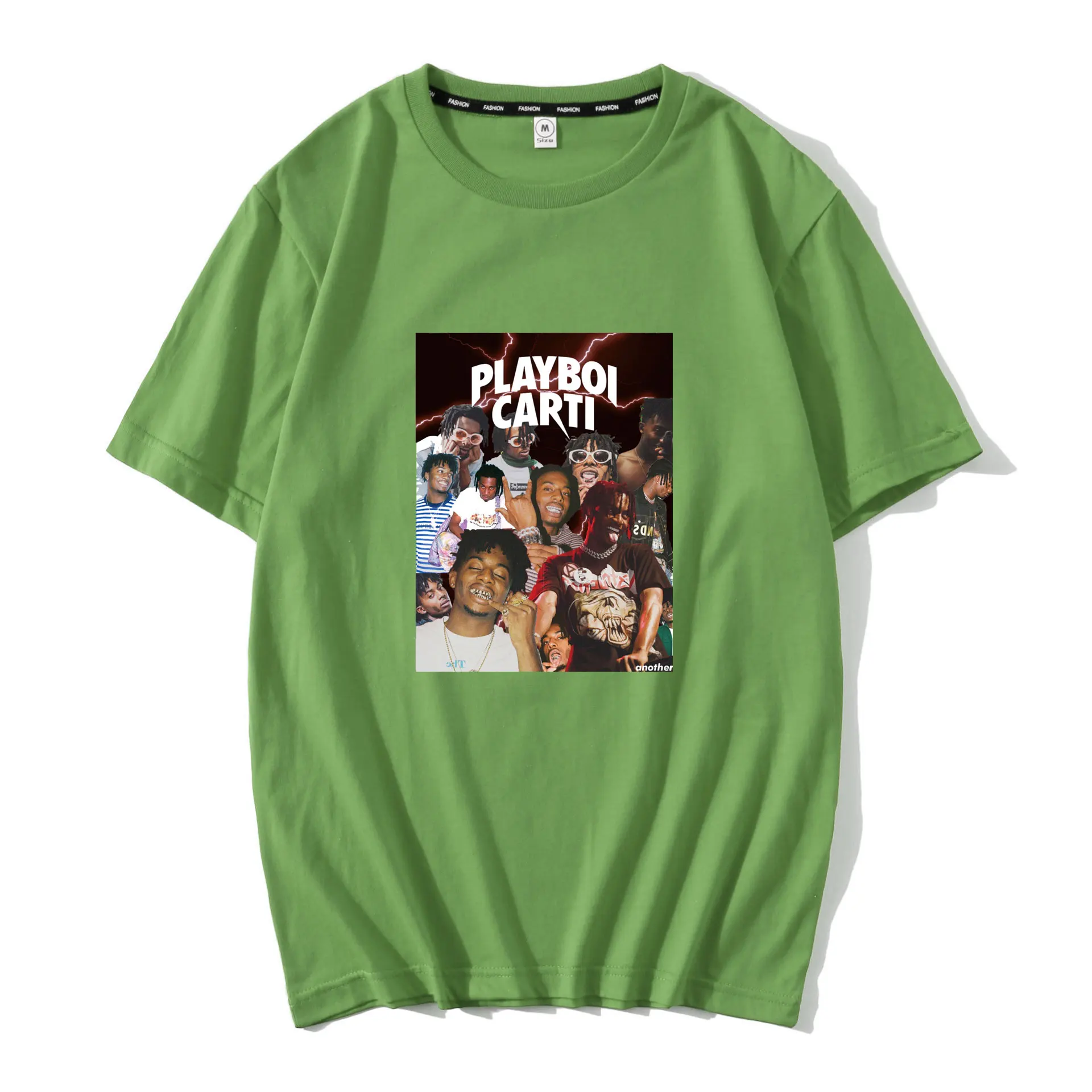 Винтажная Футболка Fashoin Playboi Carti для мужчин летняя повседневная хлопковая