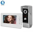 Видеодомофон, проводной домофон с экраном TFT 7 дюймов и функцией ночного видения, 25 мелодий звонка