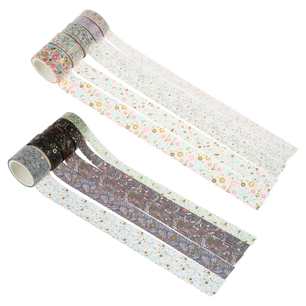 

10 Rolls Decorative Paper Tape Craft Art DIY Scrapbook Hand Count Paper Tape