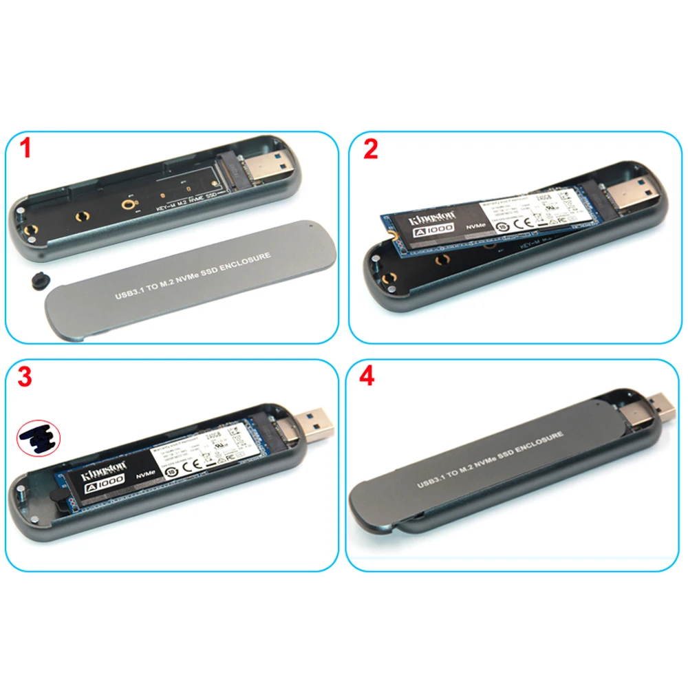 H1111Z M2 SSD чехол NVME корпус M.2 для usb type C 3 1 адаптер PCIE NGFF SATA M/B Ключ диск коробка |