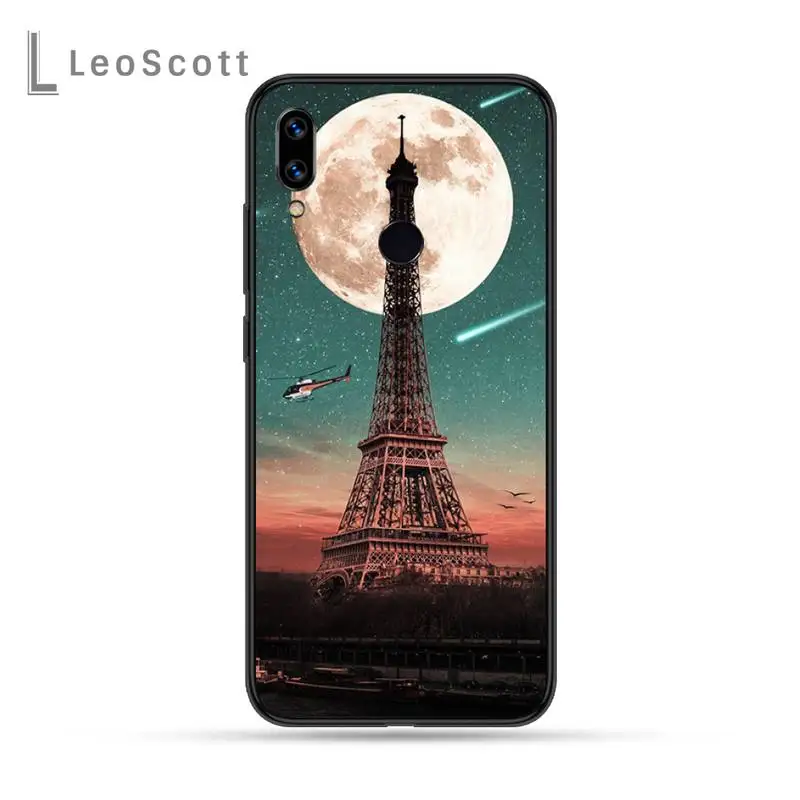 

France Paris the Eiffel Tower Phone Cases For Xiaomi Redmi Note 4 4x 5 6 7 8 pro S2 PLUS 6A PRO