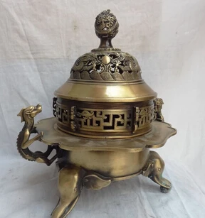 Бесплатная доставка &lt16 ''Тибетский Бронзовый буддистский Голова Дракона шар