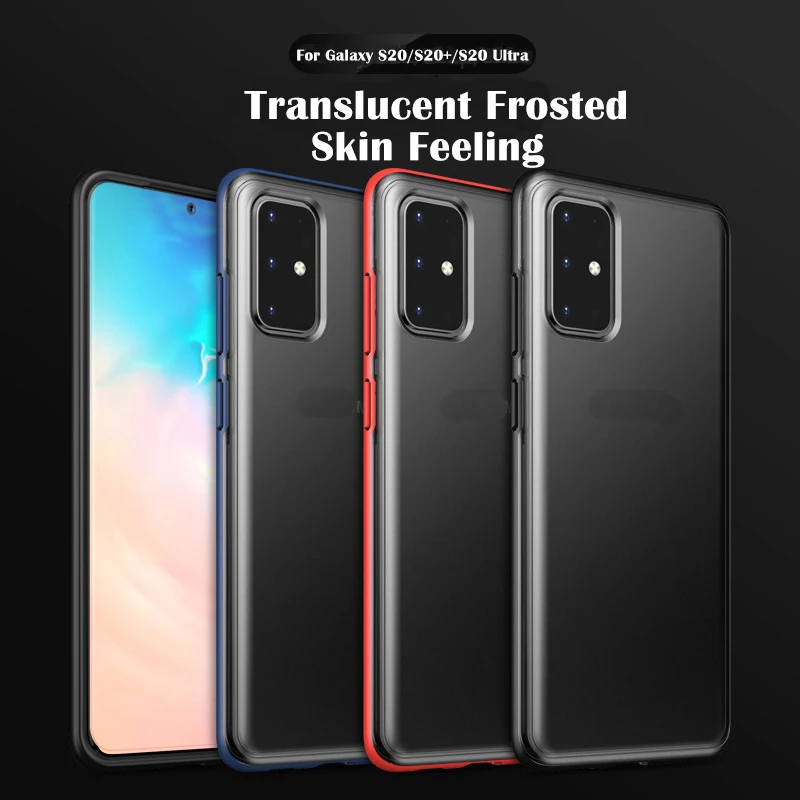Совершенно новый для Samsung S20 + Plus Ультра Прозрачный полуматовый микро