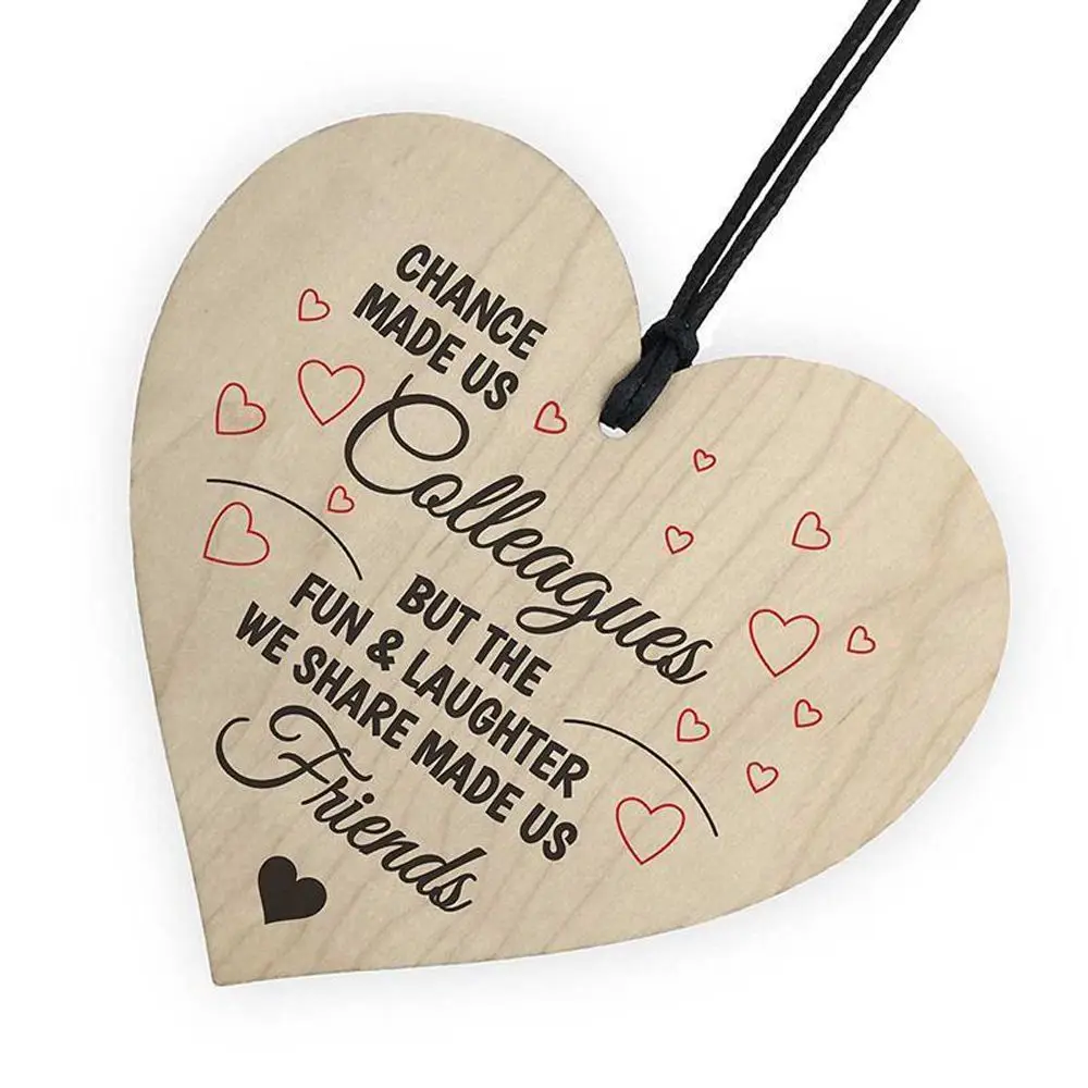 1 шт. дерево любовь чип Рождественское украшение письмо дружба кулон бирка