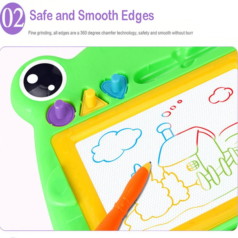 Магнитная доска для рисования в виде лягушки граффити детские развивающие