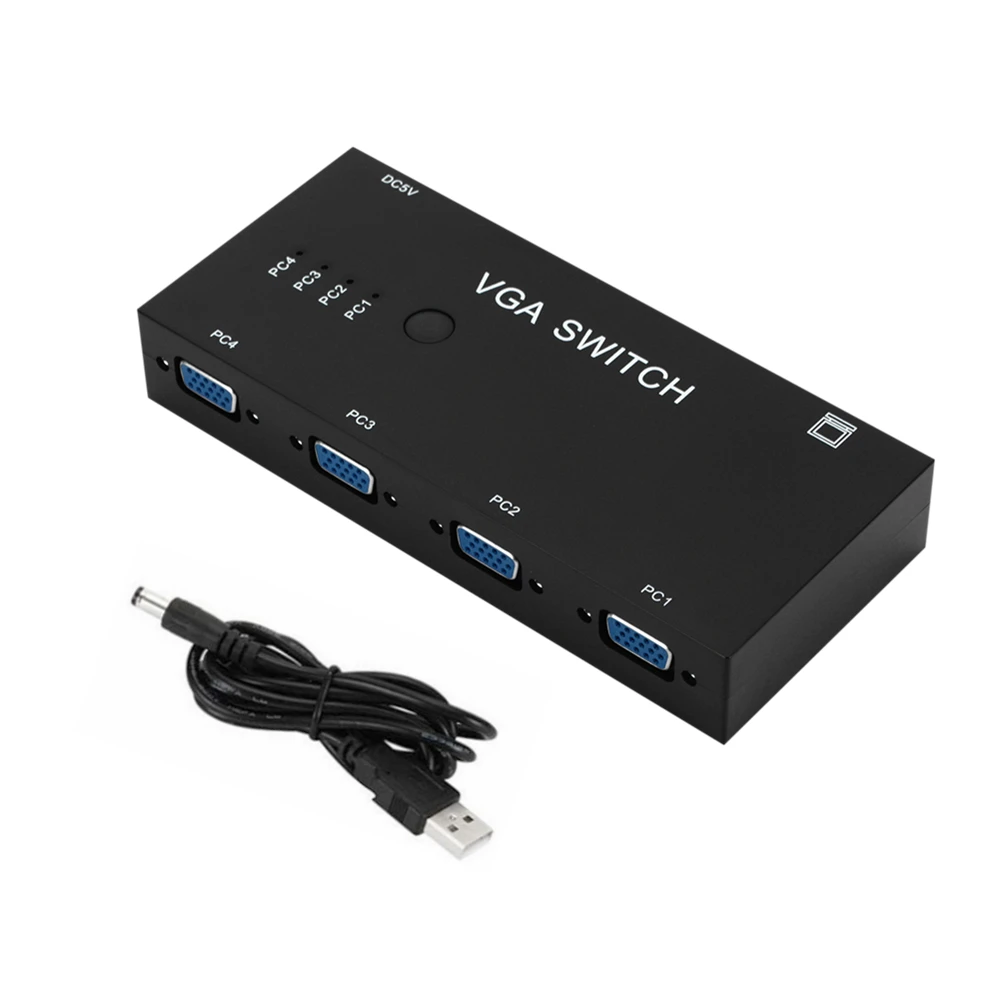 4 в 1 коммутатор для консолей VGA порта | Компьютеры и офис