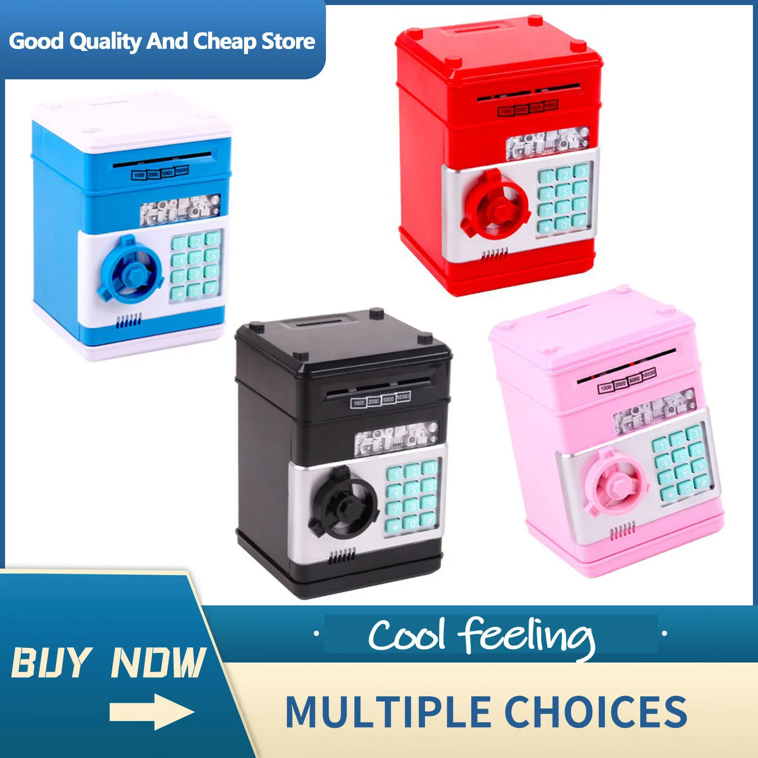 Электронная Копилка сейф копилка для детей Цифровые монеты наличные деньги