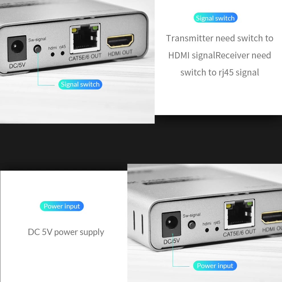 Unnlink 4K 120 Meters HDMI RJ45 Extender TX+RX Ethernet Extension LAN CAT5E/6 Network Cable with IR Sensor for TV | Электроника