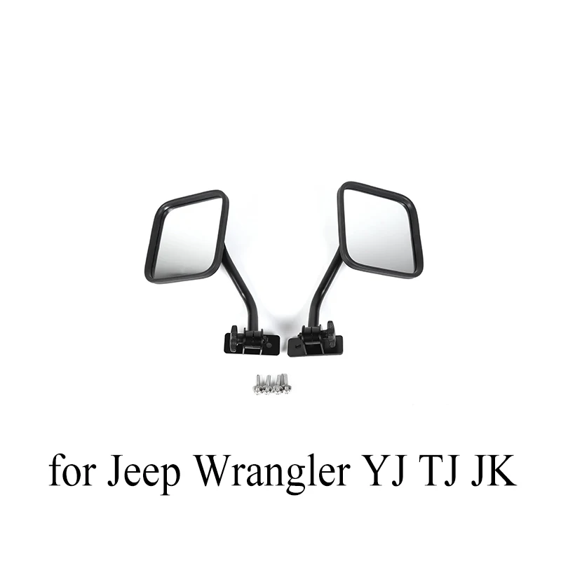 D for YJ TJ JK MOPAI зеркальная Крышка для Jeep Wrangler 1987+ Автомобильное зеркало заднего вида Регулировка слепого пятна для Jeep Wrangler YJ TJ JK JL 2007 - Цвет: D for YJ TJ JK