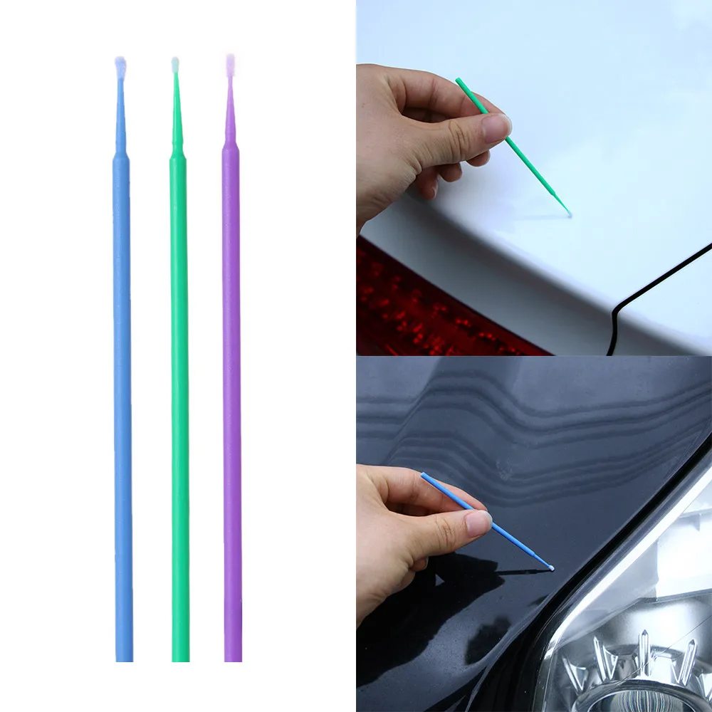 

100 шт./лот кисти для покраски красочная ручка одноразовая стоматология небольшой наконечник инструменты для обслуживания автомобиля аппли...