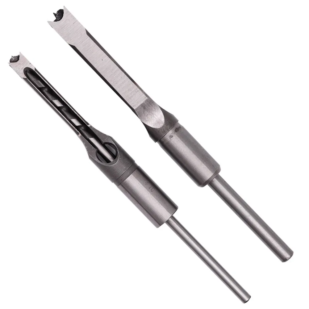 

Square Hole Saw Woodworking 10mm/16mm Slotted Chisel Cutter Tool Hollow