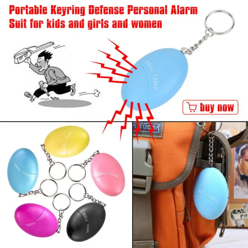 

Personal Protection Alarm Anti-Attack Panic Safety Security Rape Alarm Mini Loud Self Defense Emergency Alarm For Girl Women