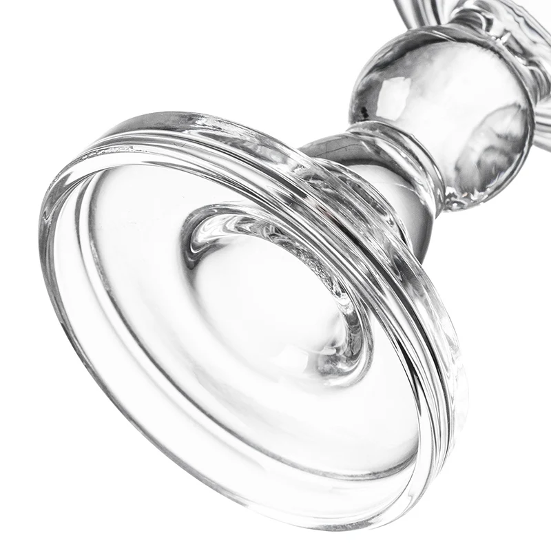 

New Creative High Candlestick Transparent Glass Candle Holders Perfect Fashion Decoration Candlesticks For Wedding Party Slap-Up