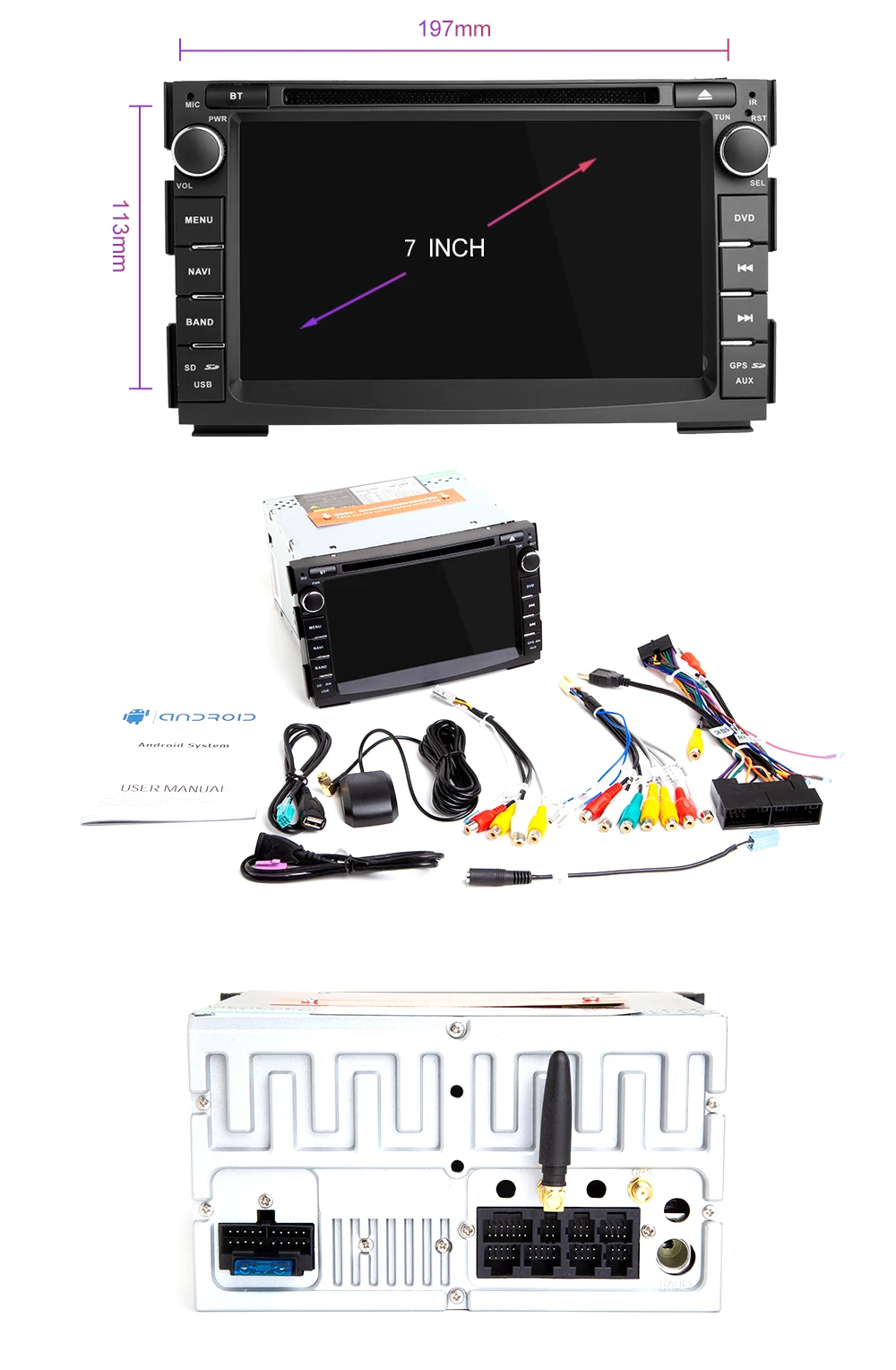 Ips DSP 4G 64 Гб 2 Din Android 9,0 Автомобильный GPS DVD для KIA Ceed 2009 2010 2011 2012 Мультимедиа авто радио навигация головное устройство стерео