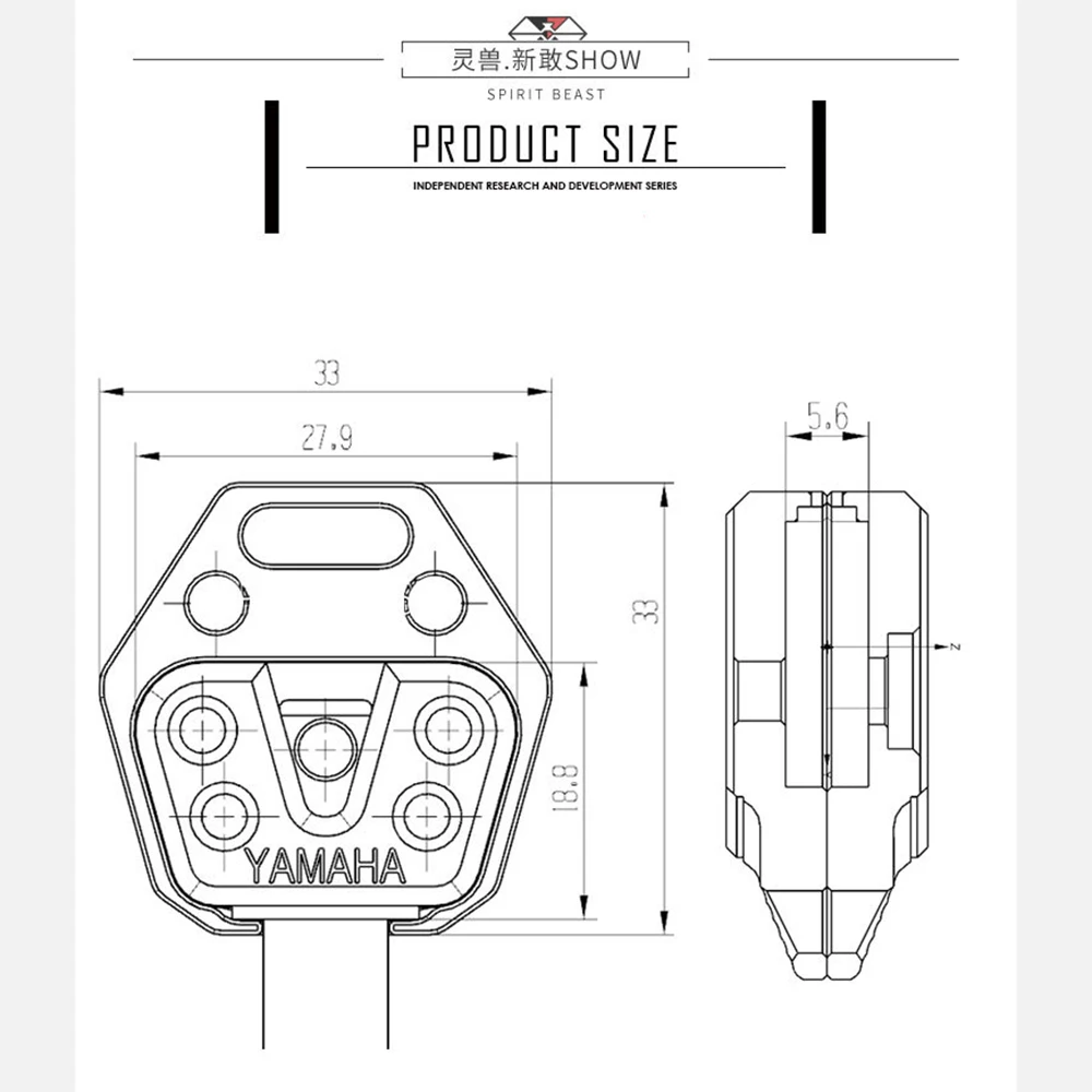 Чехол для ключа мотоцикла Spirit Beast чехол Yamaha Zuma FZ FZR FJR YZG YZF XVZ XVS XTZ XT XJ WR Vino V Star Max TMAX TDM