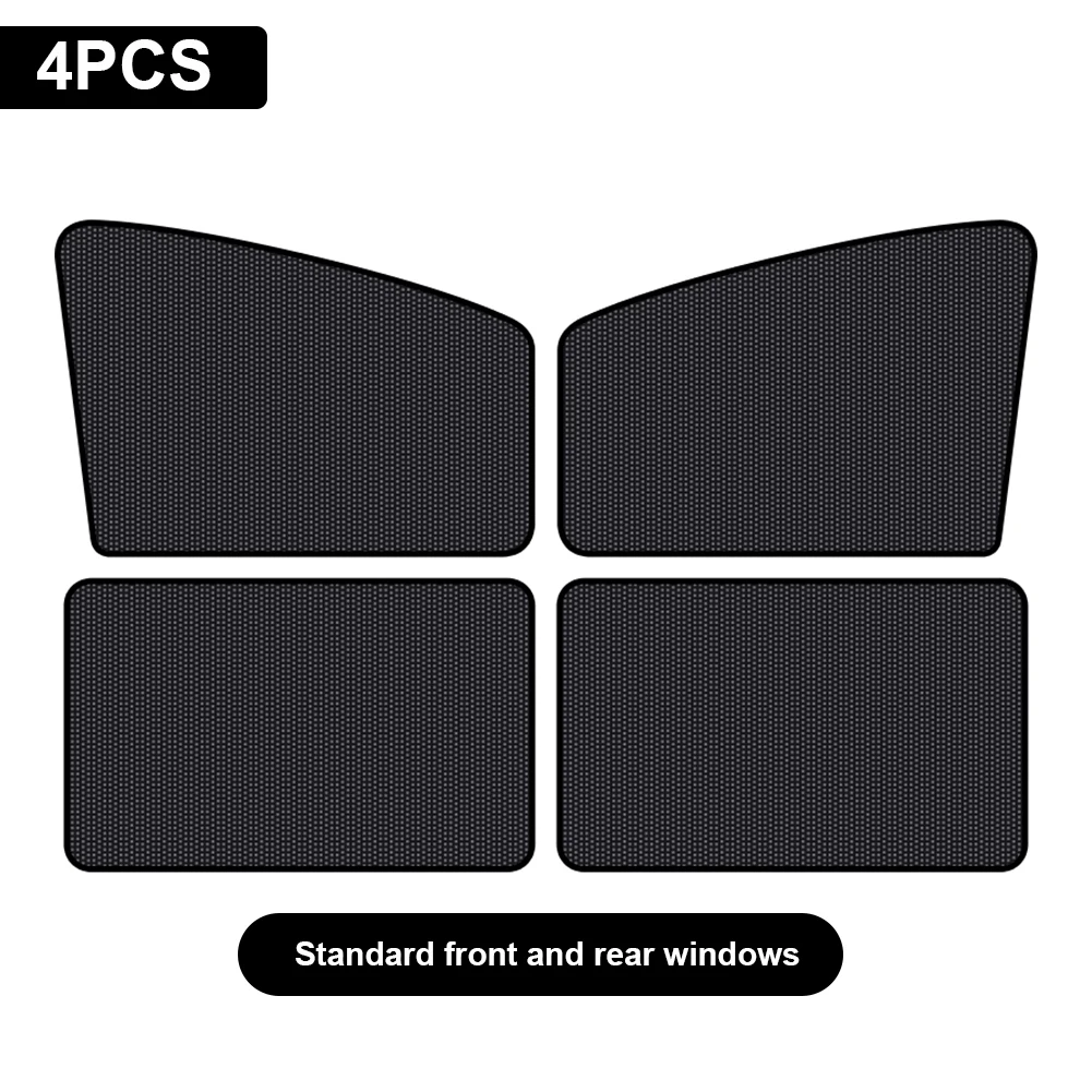 

Magnetic Side Window Sunshade Front Rear Window Sun Shade Curtain Perspective Mesh for Baby Sun Protection Cover Car Accessories