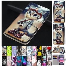 Flip Case For Huawei Honor 9 9X 8 Lite Play 9A 9X Lite Case Leather Floral Wallet Book Holder Phone Cover For Honor 9C 9S 8S