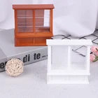 Кукольный домик мини-шкаф для торта с раздвижной дверью модель игрушечный дом Декор 112