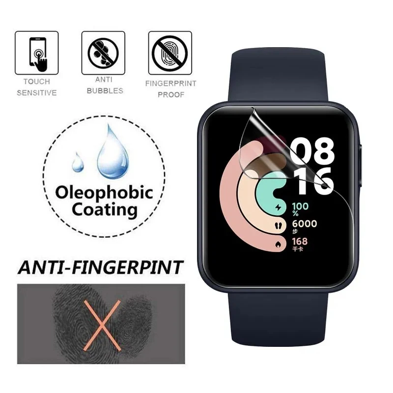 

PET Hydrogel Soft Film For RedMi Watch 2 Lite Smart Watch Screen Protector Film For Xiaomi Mi Watch Lite 2019 Color Accessories
