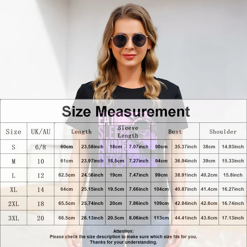 

Summer Fashion Shirt Anime Graphic T Shirt Women Tops Base O-neck Black Tees Girls Tshirt Pluz Size