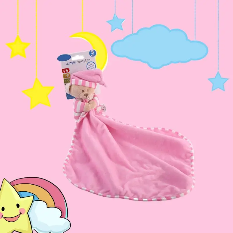 Детская соска успокаивающее полотенце милая мультяшная медведь мягкая плюшевая