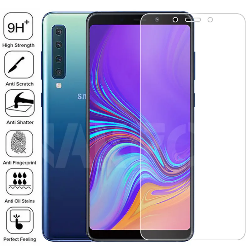 9H закаленное стекло для Samsung Galaxy A5 A7 A9 J2 J8 2018 защита экрана A6 A8 J4 J6 Plus Защитная