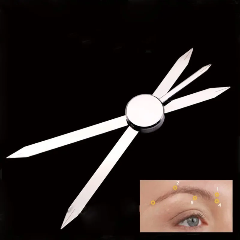 Микроблейдинг компас линейка для создания карты бровей инструмент