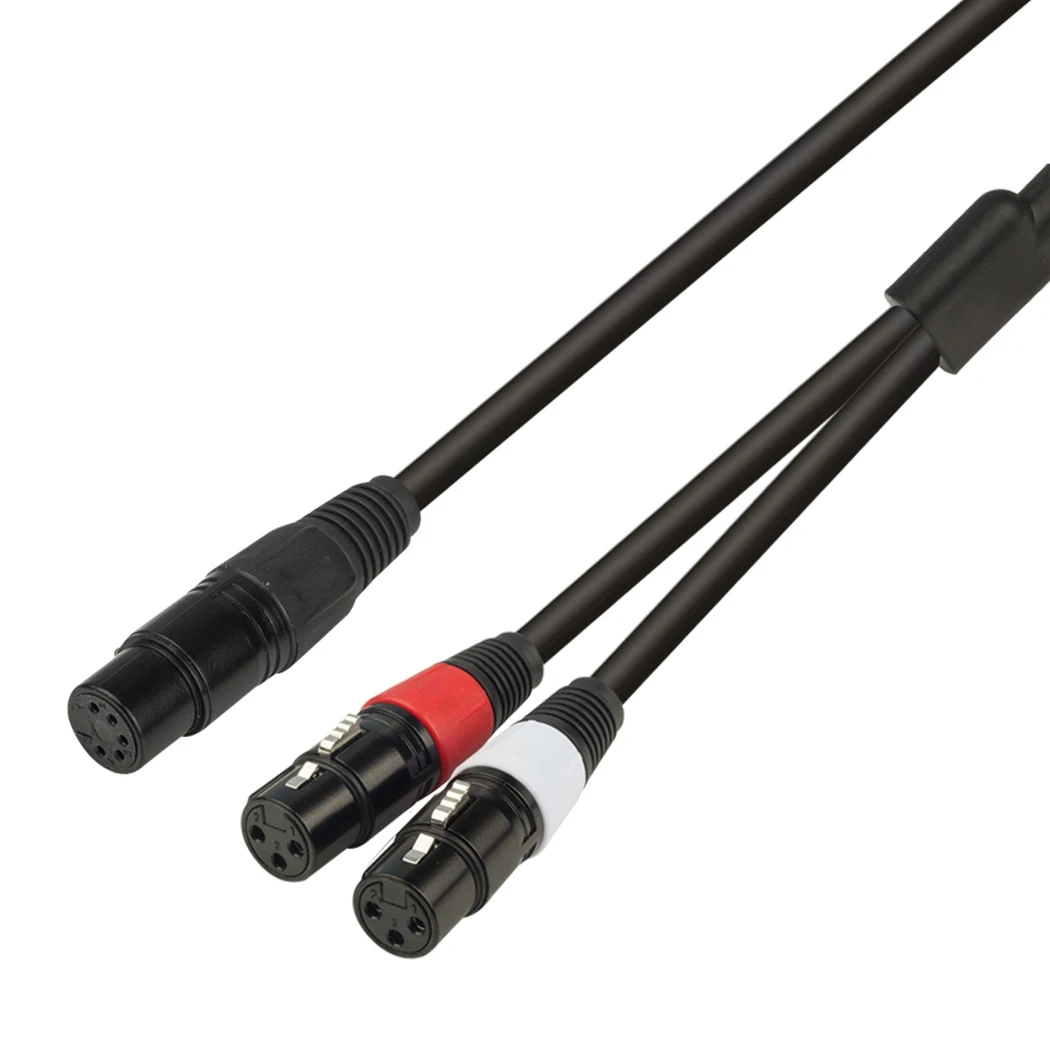 JORINDO 0.5M-1.64FT XLR 5-hole to 3-hole audio cable female 2 Microphone amplifier | Электроника