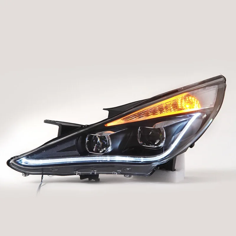 Автомобильная фара для Hyundai Sonata фары 2011 2014 двухлучевой Bi xenon объектив проектор