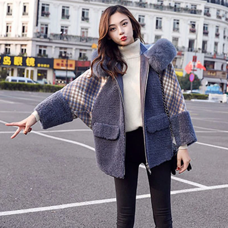 2020 женская зимняя куртка короткое пальто из искусственной шерсти толстое теплое
