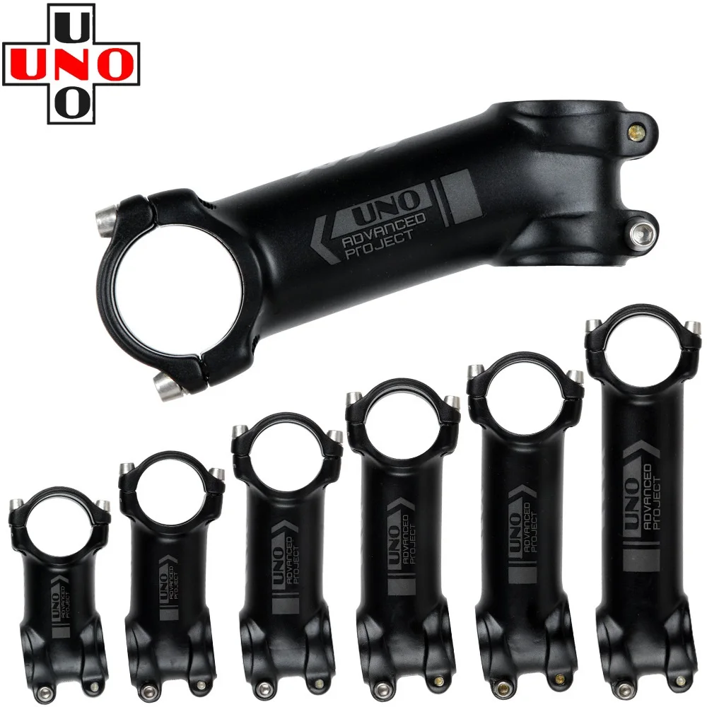 

UNO Ultralight 7/17 Degrees Bike Stems MTB Mountain Road Bicycle Stem 31.8* 60 -130mm ike Stems Bicycle Part Accessories