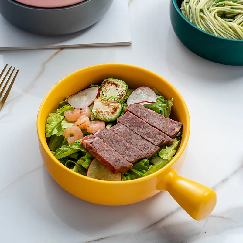 

Nordic Ceramic Cutlery Tray Food Plates Utensils Baking Bowl Pasta Plate Tableware Set Fruits Dishes Salad Bowl Kitchen Supplies