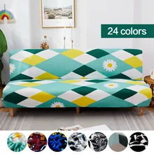 Universal Armless Sofa Bed Cover Folding Modern seat slipcovers stretch covers cheap Couch Protector Elastic Futon Spandex Cover