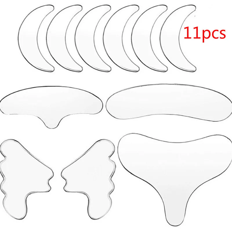

Reusable Silicone Wrinkle Removal Sticker Face Neck Eye Pad Anti Wrinkle Forehead Aging Skin Lifting Care Patch Beauty