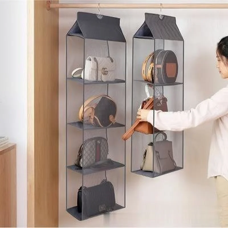 

Bag Home Hanging Storage Organizer Clothes Organizers Closet Organization Wardrobe Wall-mounted Fabric Dustproof Rack Household