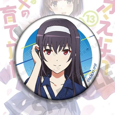 Аниме Megumi Kato Eriri Спенсер Sawamura Kasumigaoka Utaha 58 мм фигурка значок круглая брошь булавка