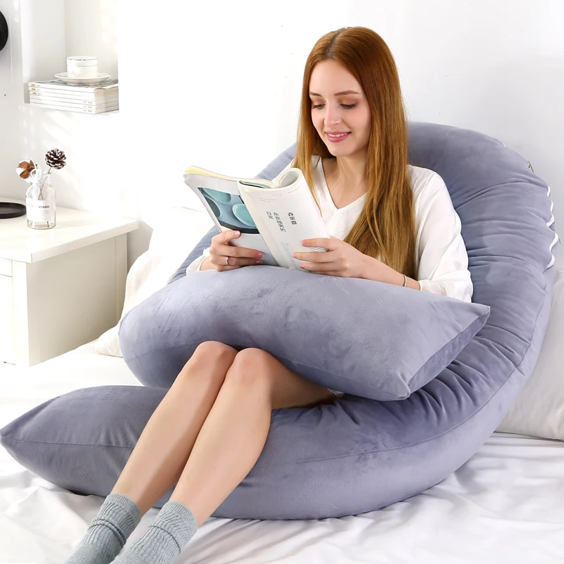 Multifuncional Pregnancy Pillow Large Sleeping Pillows for Pregnant Women Side Pillow Soft Maternity Pillow Long Pillow enlarge