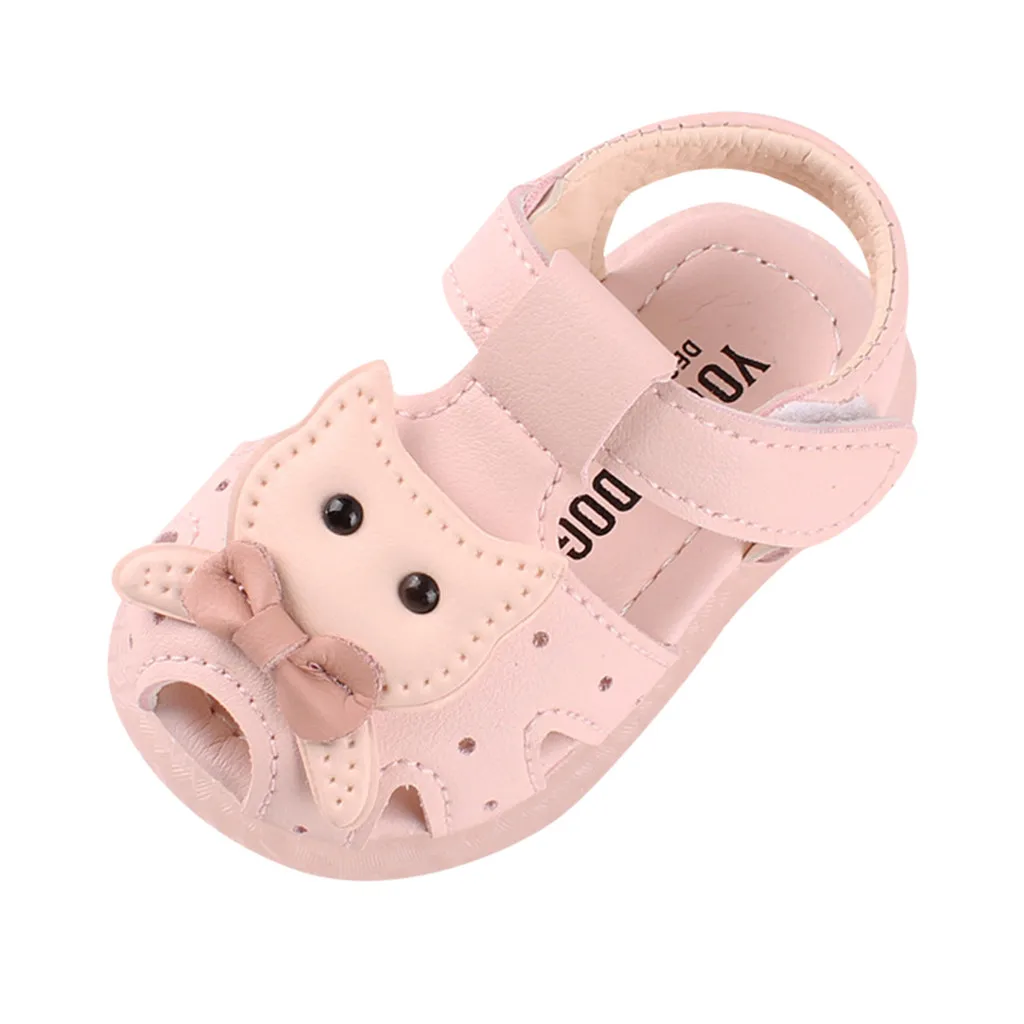 

0-3.5 Years Toddler Infant Kids Baby Girls Hollow Out Party Cat Leather Shoes 1047 Sandals Two Styles Casual Sneaker Hot Sale