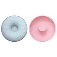 diy 8 inch donut silicone mousse cake mould french dessert baking pan biscuit bread cake mould kitchen multi tool accessories