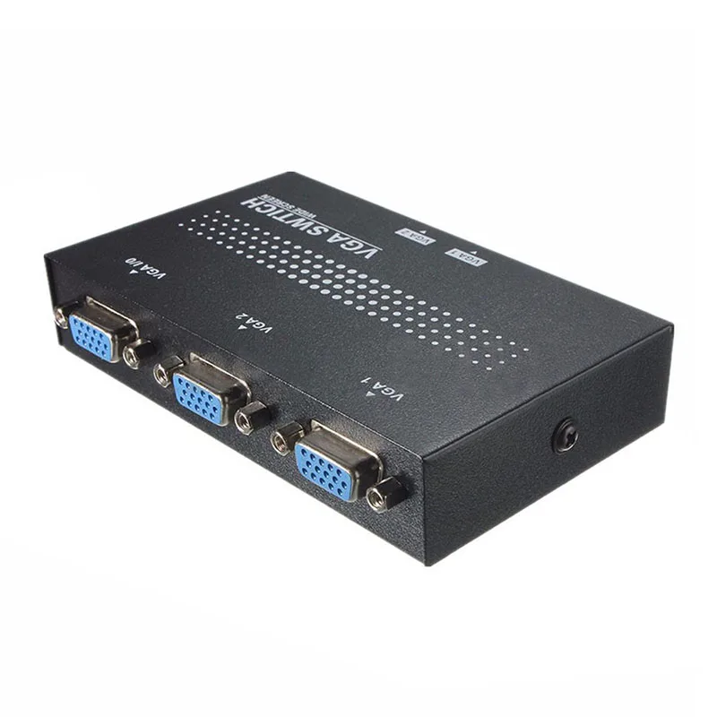 2 In 1 Out VGA PORTE a monitor two sources MANUAL SWITCH SPLITTER | Audio & Video Cables